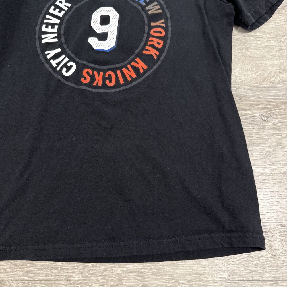 New York Knicks Shirt RJ Barrett Nike Boys Large Black Cotton Tee - Picture 6 of 9